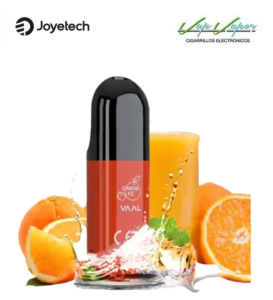 NARANJA FRESCOR (Orange ICE) Pod desechable Vaal Q Bar Joyetech (0mg,9mg,17mg) 500CALADAS 2ml 400mah