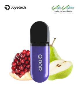 PROMOTION!!! PEAR AND PASSION FRUIT - Poire Passion - Disposable Pod Vaal Q Bar Joyetech (0mg,9mg,17mg) 500PUFFS 2ml 400mah