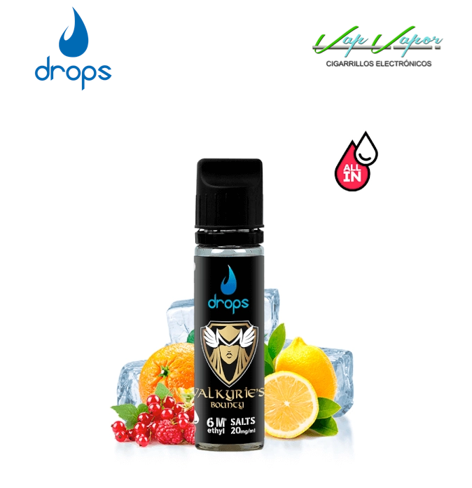 AROMA DROPS All in Valkyrie's Bounty 10ml (para hacer 60ml) con nicotina de 3mg/10mg/20mg 