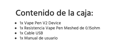 Vape Pen V2 Smok 1600mah 2ml 60W - Ítem12