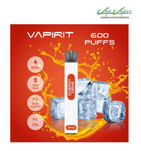 PROMOTION!!! Disposable Pod ENERGY DRINK (0mg) 600PUFFS 2ml 450mah Vapirit