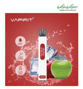 PROMOTION!!! Disposable Pod TWO MINTS (Double Pomme) 600PUFFS 2ml 450mah Vapirit