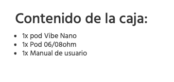 OFERTA!!! VIBE NANO 1100mah 24W Vaporesso - Ítem13