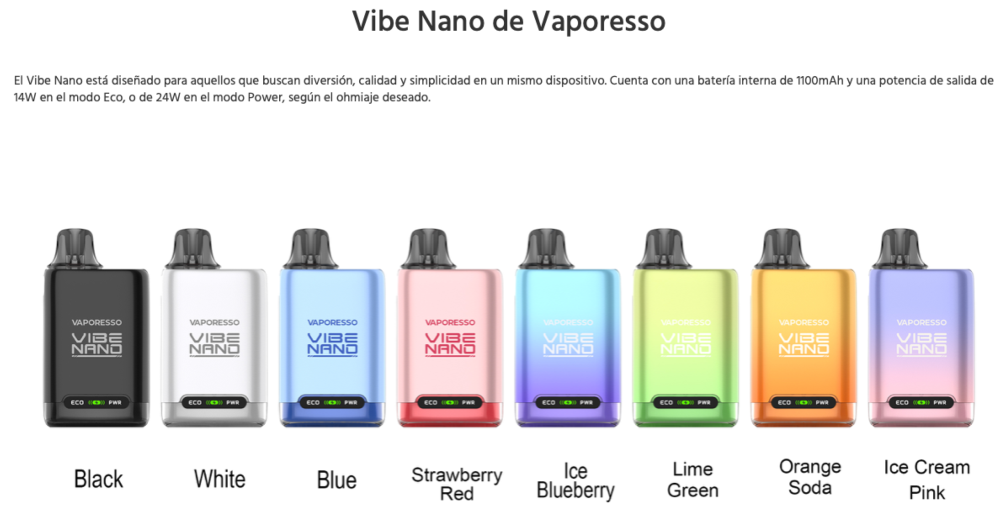 OFERTA!!! VIBE NANO 1100mah 24W Vaporesso - Ítem2