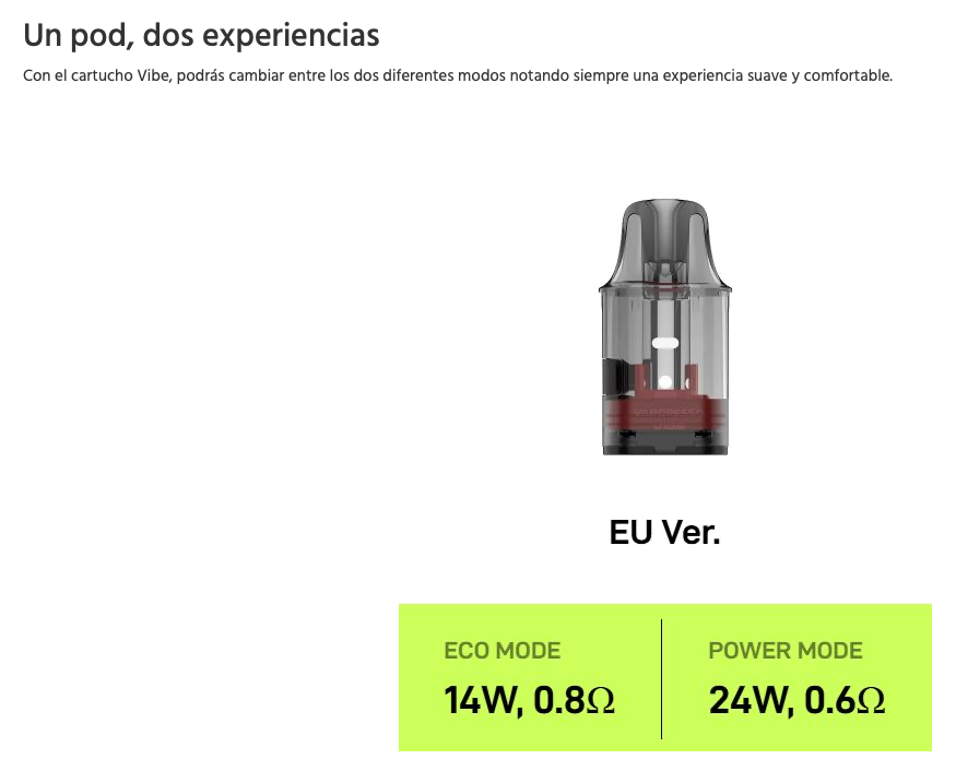 OFERTA!!! VIBE NANO 1100mah 24W Vaporesso - Ítem6