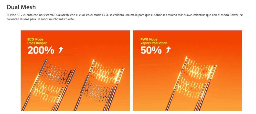 OFERTA!!! VIBE SE 2 1400mah Vaporesso 28W - Ítem4