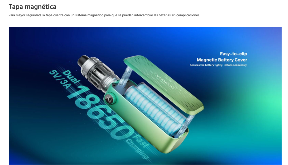 MOD Vinci Spark 220W Voopoo - Ítem4