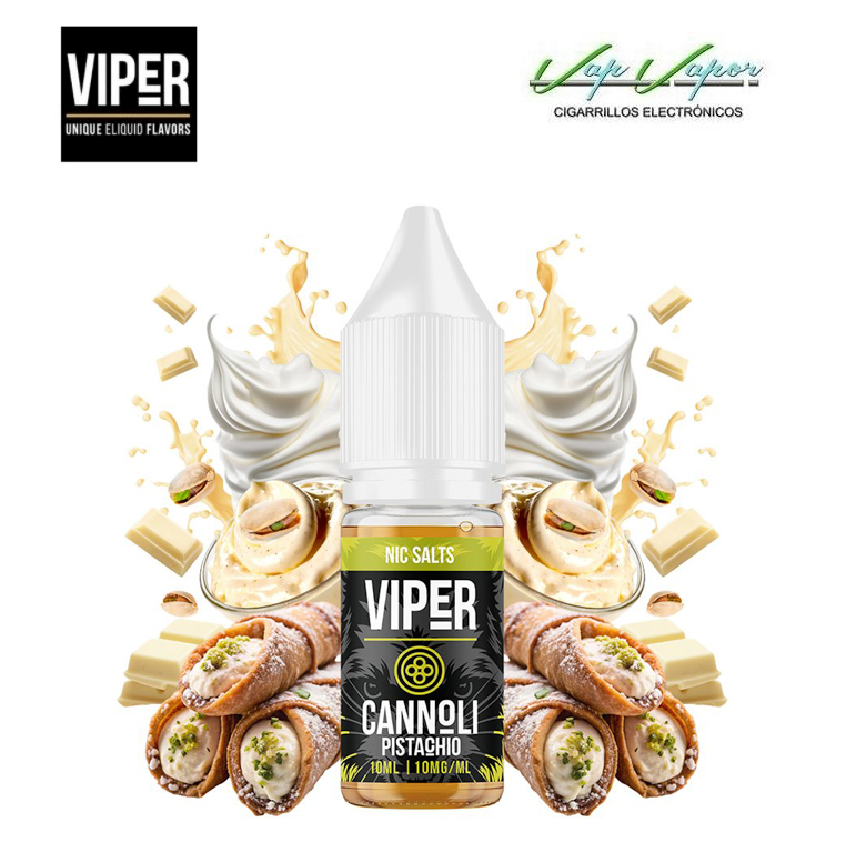 SALES CANNOLI PISTACHIO VIPER 10ml (10mg / 20mg) Viper Nic Salts