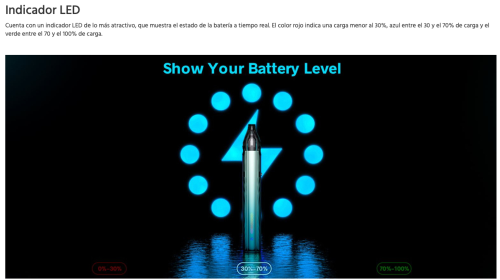 OFERTA!!! Vmate i3 1500mah 2ml Voopoo 30W - Ítem4