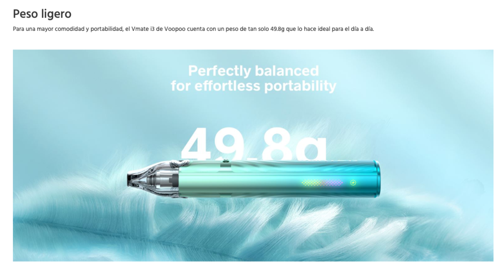 OFERTA!!! Vmate i3 1500mah 2ml Voopoo 30W - Ítem5