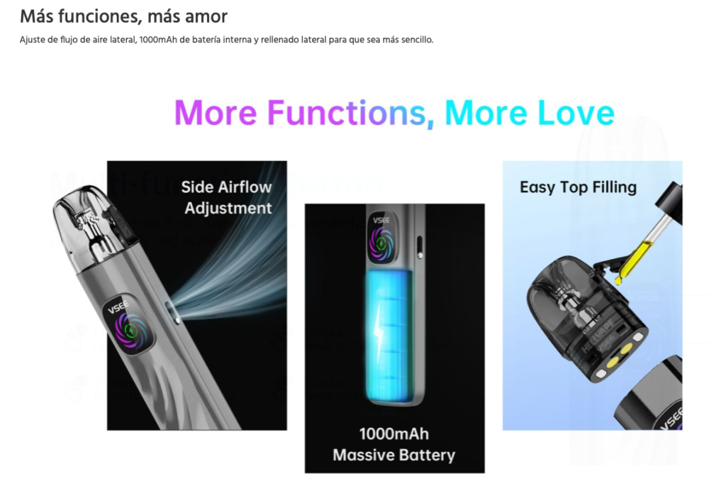 Vsee One 1000mah Hellvape - Ítem9