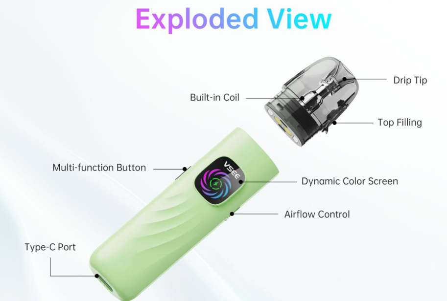 Vsee One 1000mah Hellvape - Ítem10