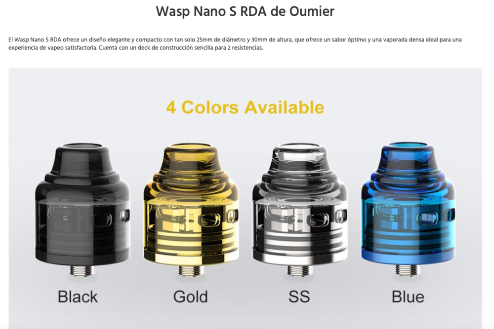 Oumier Wasp Nano-S RDA 25mm - Item6