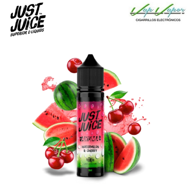 AROMA Watermelon Cherry 12ml Longfill (en botella de 60ml) Just Juice (Sandía, Cereza)