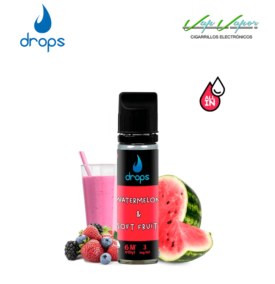 AROMA DROPS All in Watermelon and Soft Fruit 10ml (para hacer 60ml) con nicotina de 3mg/10mg/20mg 