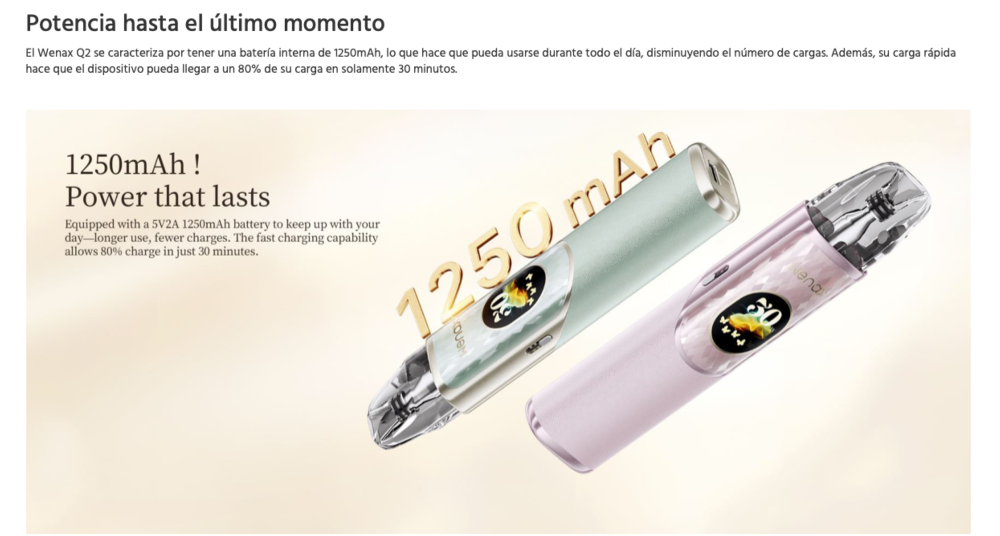 OFERTA!!! Wenax Q2 1250mah 30W Geekvape - Ítem5