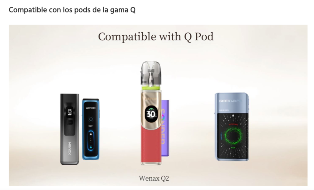 OFERTA!!! Wenax Q2 1250mah 30W Geekvape - Ítem9