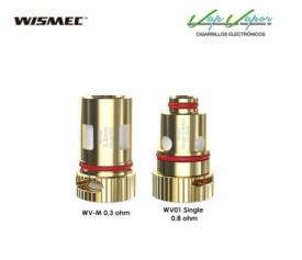 Wismec Coils for R80 and R40 (WV-M 0.30ohm / WV01 0.8ohm)