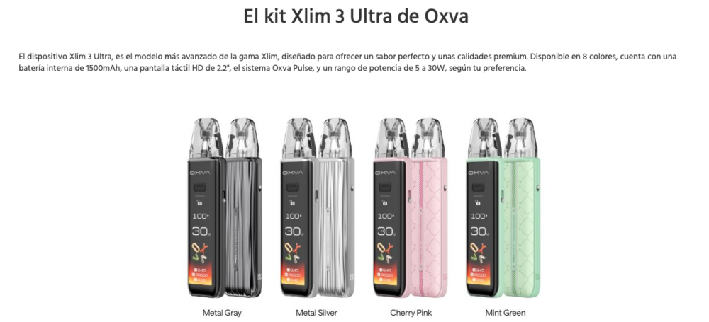 OFERTA!!! XLIM 3 Ultra 1500mah Oxva 2ml - Ítem2