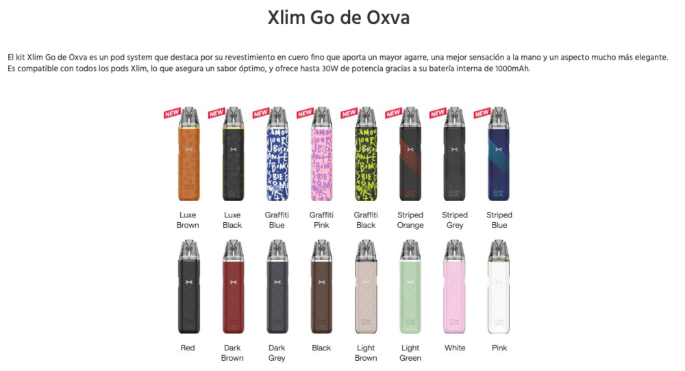 Xlim GO 1000mah 30W Oxva 2ml - Ítem2