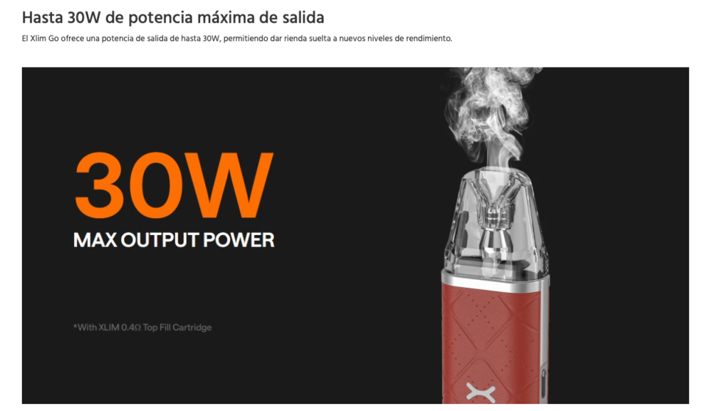 Xlim GO 1000mah 30W Oxva 2ml - Ítem3