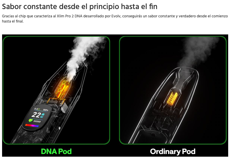 Xlim PRO 2 DNA 1300mah 30W Oxva 2ml - Ítem6