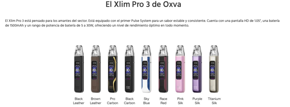 XLIM PRO 3 1500mah Oxva 2ml - Ítem2