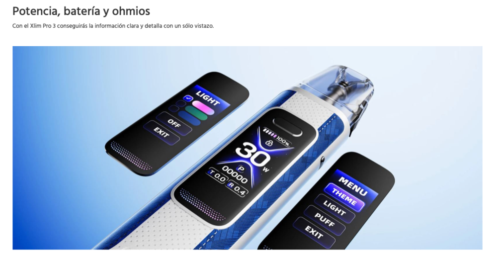 XLIM PRO 3 1500mah Oxva 2ml - Ítem6