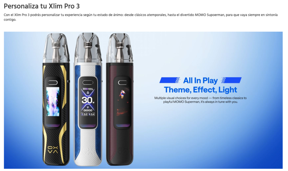 XLIM PRO 3 1500mah Oxva 2ml - Ítem7