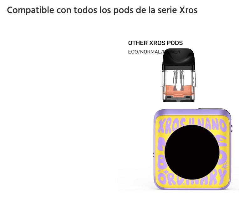 OFERTA! XROS 4 Nano 1350mah - Ítem7