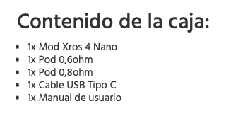 OFERTA BLACKFRIDAY!! XROS 4 Nano 1350mah - Ítem12