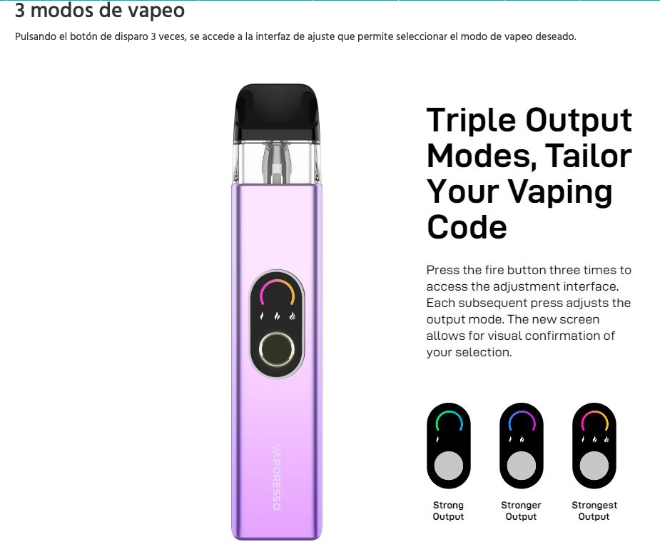 Pod XROS 4 Vaporesso 1000mah 2ml - Item6