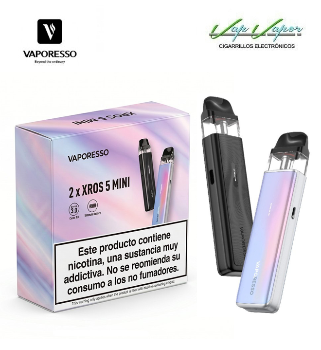 2X1 Promopack XROS 5 Mini 1500mah Vaporesso - Ítem1