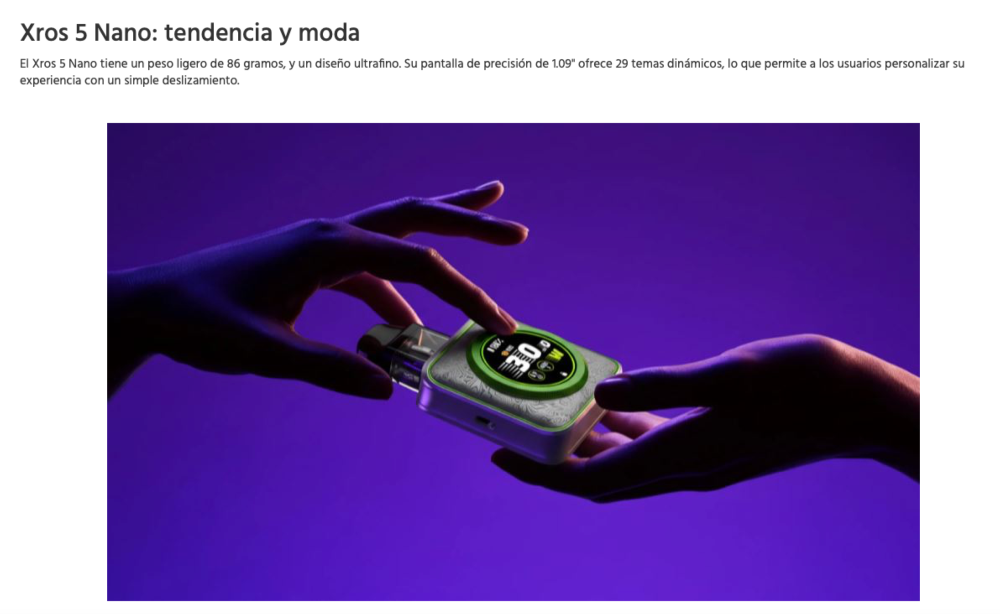 OFERTA!!! XROS 5 Nano 1600mah - Ítem4