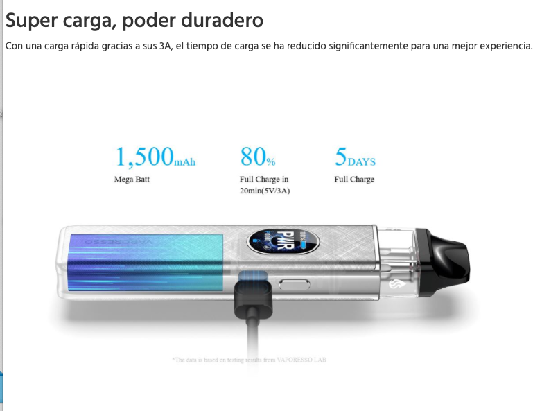 Pod XROS 5 1500mah Vaporesso - Ítem5