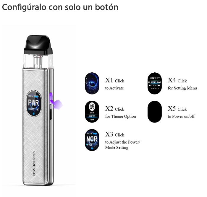 Pod XROS 5 1500mah Vaporesso - Ítem8