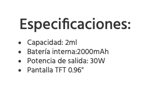 XROS PRO 2 Vaporesso 2000mah 2ml 30W - Ítem12
