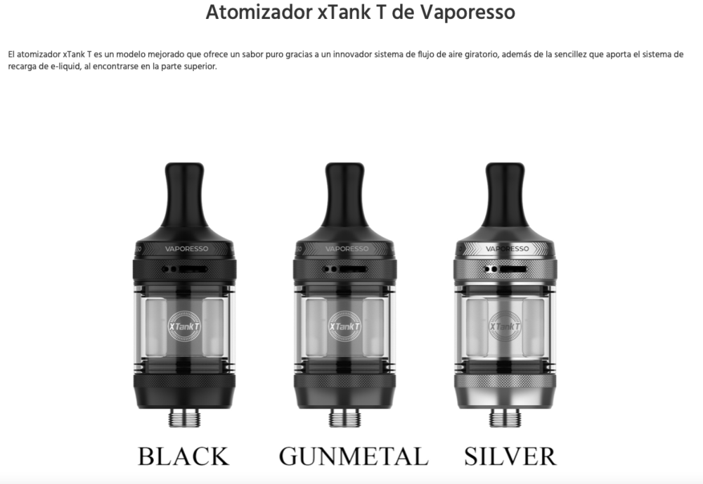 Atomizador Xtank T 2ml Vaporesso - Ítem2
