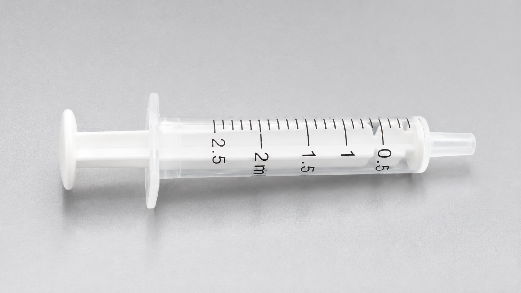 Jeringa desechable dos cuerpos 2,5 ml caja 100 unidades para uso médico y veterinario