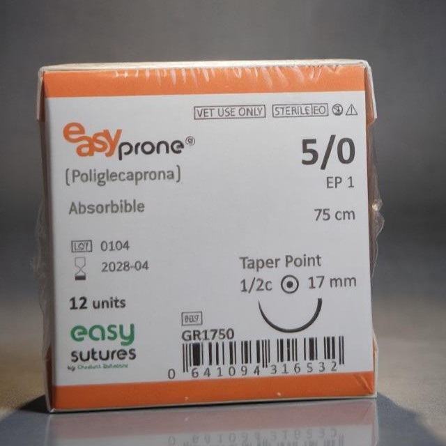 EASYPRONE (PGC25) 5/0 17mm.Cilindrica 1/2 75cm-Violeta (12uds)