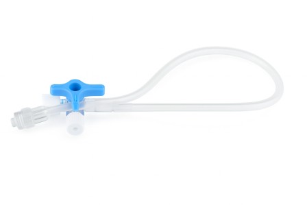 Llave de tres vías con Alargadera 25 cm.