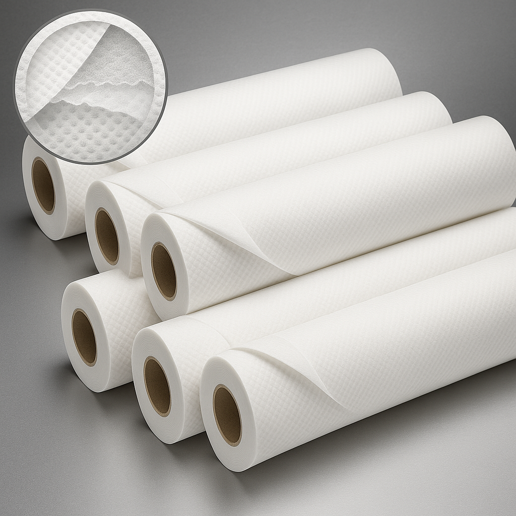 Papel camilla SMS 80 metros. precorte 40 cm.