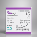 EASYCRYL (PGLA) 3/0 26mm.Triangular 1/2 90 cm-Violeta (12uds)
