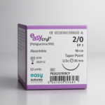 EASYCRYL (PGLA) 2/0 26mm.Cilindrica 1/2 90 cm-Violeta (12uds)