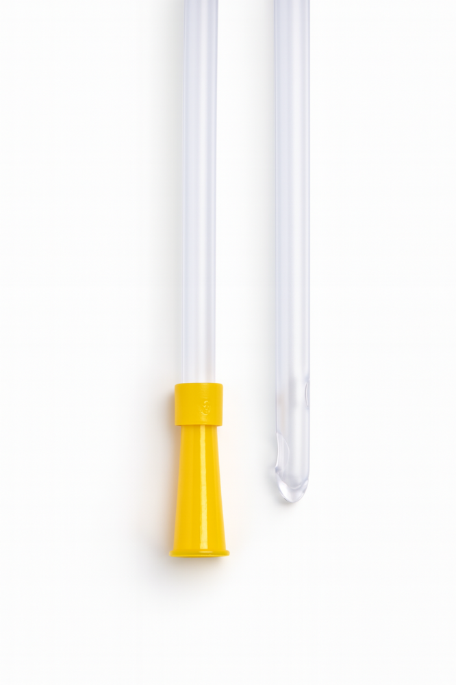 Sonda Femenina CH-18 Ø 6 mm. 20 CM. (Amarillo) 