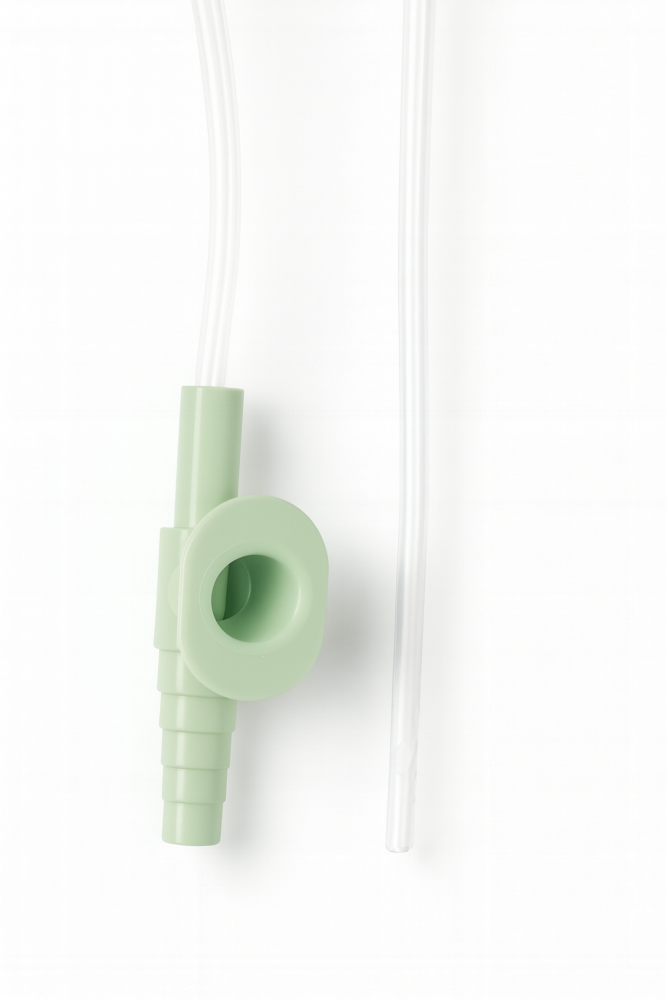Sonda Aspiración CH-6 (2mm.) (Verde pálido) 50 cm. C/CONTROL