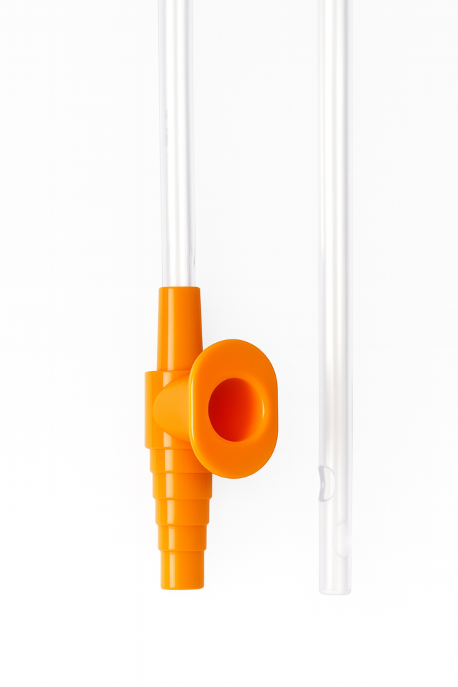 Sonda Aspiración CH-16 (5,3m.) (Naranja) 50 cm. C/CONTROL