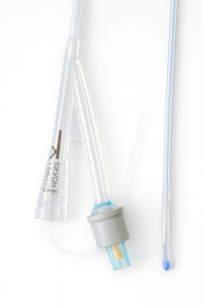 Sonda SILICONA Foley Ch-10 (3,3mm.) (Gris) 3-5 cc/ml. + Fiador