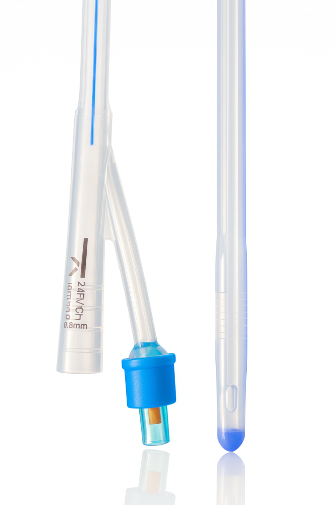 Sonda SILICONA Foley Ch-24 (8mm.) (Azul) 10 cc/ml.