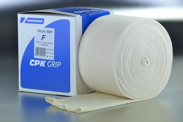 Venda tubular F compresiva CPK Grip (10cm. x 10m.) 